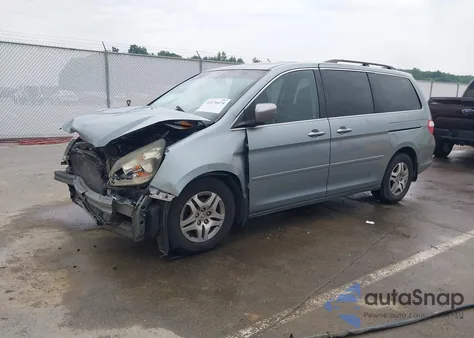 2005 Honda Odyssey Ex-L z USA, uszkodzony, nr VIN 5FNRL387X5B106577
